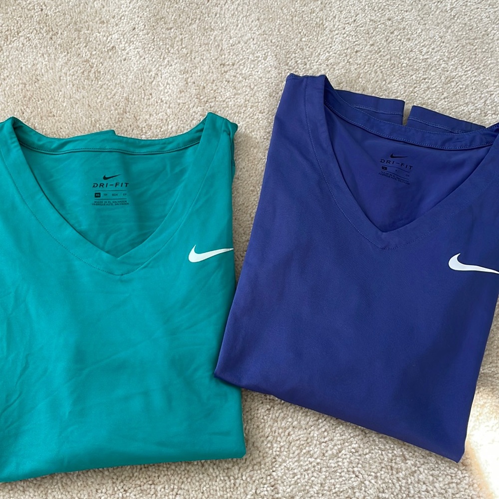Nike dri-fit workout shirts